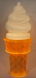 Giant Lighted Safe-T Cup Blow Mold Ice Cream Cone