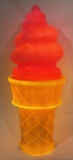 Giant Lighted Safe-T Cup Blow Mold Ice Cream Cone