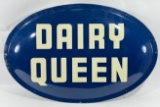 4ft Vintage SST Dairy Queen Embossed Button Sign