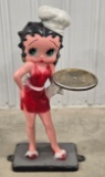3ft Betty Boop Diner Waitress Statue