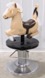 Vintage Playworld Aluminum Horse Child's Barber Chair