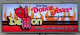Custom Dodge Demon Lighted Dealer Style Adv Sign
