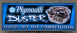 Custom Plymouth Duster Lighted Dealership Style Sign