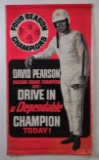 6ft Original 1966 Dodge Charger Dealership Banner w/ David Pearson NASCAR Grand Champion