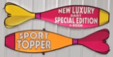 2) 6ft 1970s Dodge Dart Dealership Banners / Sport Topper