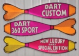 3) 6ft 1970s Dodge Dart Dealership Banners / Custom / Sport / Luxury
