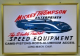Custom Mickey Thompson Speed Equipment Lighted Advertising Sign