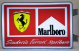 3ft Scuderia Ferrari Marlboro Race Team Dealer Style 2-Sided Lighted Sign