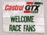4ft Castrol GTX Motor Oil Welcome Race Fans Banner