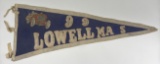 1909 Lowell Automobile Road Races Felt Pennant