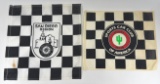Lot Of 2 Vintage Sports Car Club Of America Checkered Flags