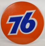 3ft Vintage Union 76 Lighted Advertising Sign Face