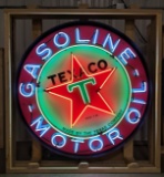 Custom Texaco Gasoline Motor Oil Neon Sign
