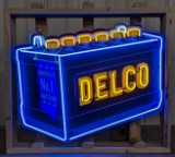 Custom Delco Batteries Neon Sign