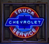 Custom Chevrolet Truck Service Neon Sign