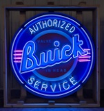 Custom Buick Authorized Service Neon Sign