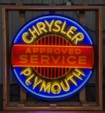 Chrysler Plymouth Approved Service Neon Sign