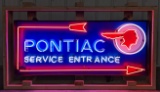 Custom Pontiac Service Entrance Neon Sign