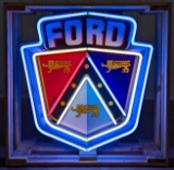 Custom Ford Jubilee Crest Neon Sign