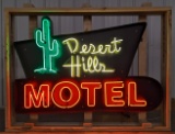 Custom Desert Hills Motel Neon Sign