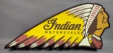3-1/2ft Indian Motorcycle Lighted Dealership Style Custom Advertising Sign