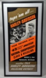 1964 Harley-Davidson Motorcycle National Hillclimb Poster