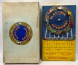 Vintage Motorcycle Racing Electric Speedway Chance Wheel w/ Box