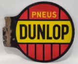 Vintage DSP Dunlop Tires French Flange Advertising Sign