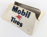 Vintage Mobil Tires Metal Tire Display Rack Stand