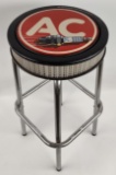Vintage AC Spark Plugs Promotional Dealer Bar Stool