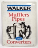 Vintage SST Walker Mufflers Pipes Embossed Auto Shop Sign