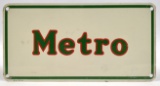 Vintage SST Mobil Metro Gas Pump Plate