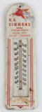 Vintage SST H.A. Simmons Mobil Advertising Thermometer