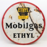 30in Vintage  DSP Mobilgas Ethyl Advertising Sign