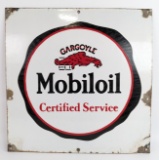 Early SSP Gargoyle Mobiloil Certified Service Advertising Sign