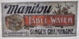 Early SST Manitou Table Water Sign / Manitou Colorado