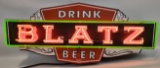 Blatz Beer Custom 2-Color Neon Advertising Sign
