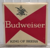 4ft Vintage Budweiser Beer Lexan Advertising Sign