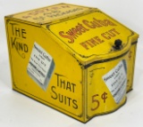 Early Sweet Cuba Tobacco Mercantile Display Tin