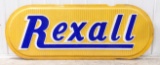 8ft Vintage Rexall Embossed Lexan Advertising Sign