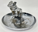 Vintage Mack Trucks Bulldog Hood Ornament Promotional Ashtray