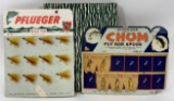 Lot Of 2 Vintage Pflueger Fishing Lure Store Displays
