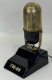 Vintage FM-98 Radio Station Promo Ribbon Microphone Radio