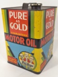Vintage Pep Boys Motor Oil 2 Gallon Square Can