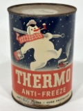 Vintage Thermo Anti-Freeze 1 Quart Full Can / Snowman Graphics