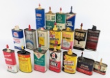 (17) Vintage Handy Oiler Oil Cans / Cities Service / Sunoco