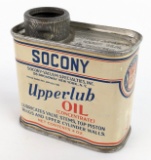 Early SOCONY Standard Oil Upperlub Oil 4oz Can