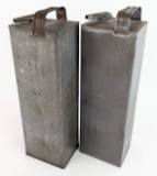 (2) Early SOCONY Standard Oil Kerosene 1 Gallon Oil Cans