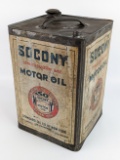 Early SOCONY Standard Oil New York 5 Gallon Motor Oil Can