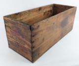 Early Gargoyle Mobiloil ÒAÓ Wooden Shipping Crate For Ten 1 Gallon Oil Cans